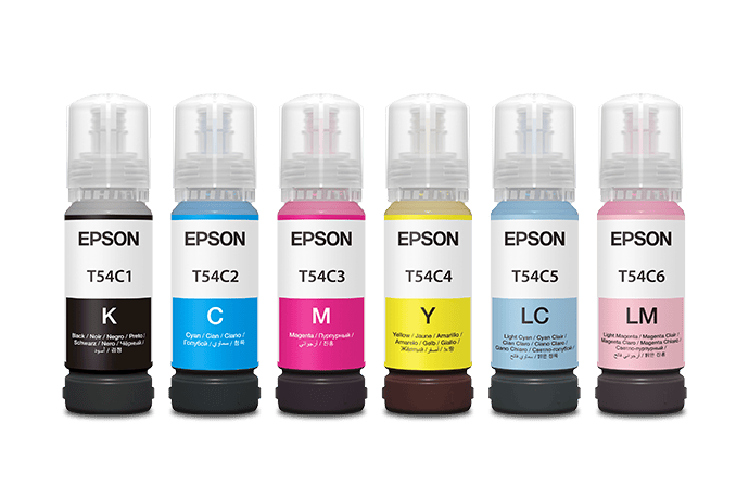 Epson UltraChrome D6r-S T54C 70 mL ink bottle family