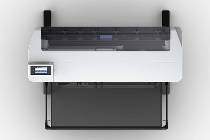 Epson SureColor T5170 - Top View with Catch Basket