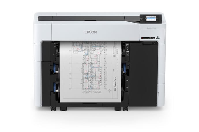 Epson SureColor T3770DR - Front View with Print
