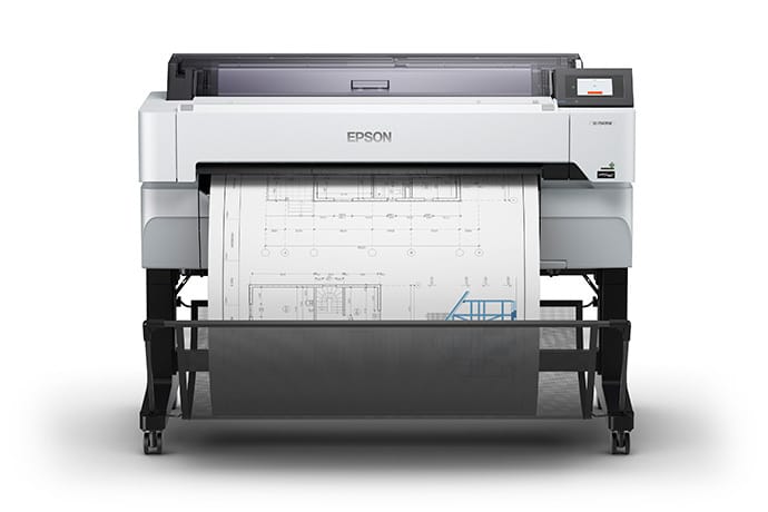 Epson SureColor T5470M 36-Inch Printer and Scanner - Front View