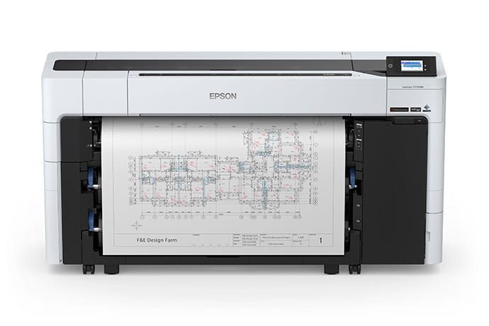 Epson SureColor T7770DM - Front View with Print