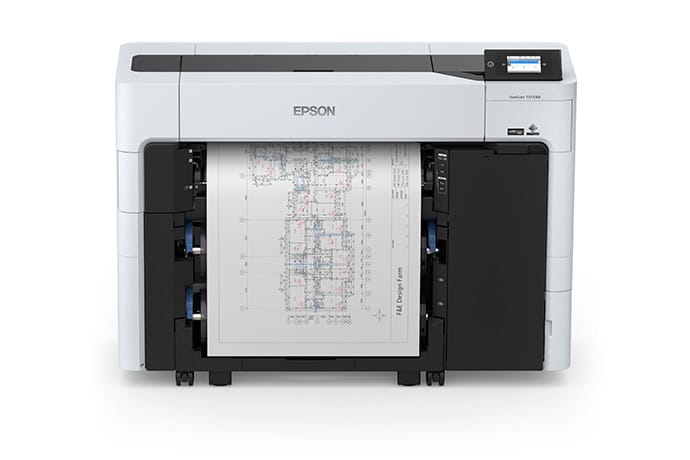 Epson SureColor T3770DE - Front View with Print