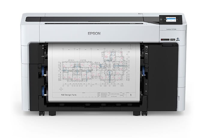 Epson SureColor T5770DM - Front View with Print