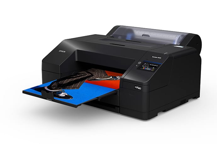 Epson SureColor P5370 - Left View with Output