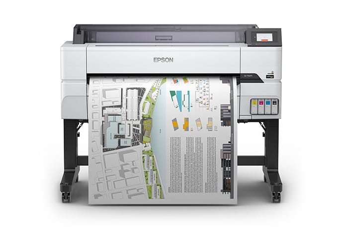 Epson SureColor T5475 36-Inch Wireless Printer - Front View