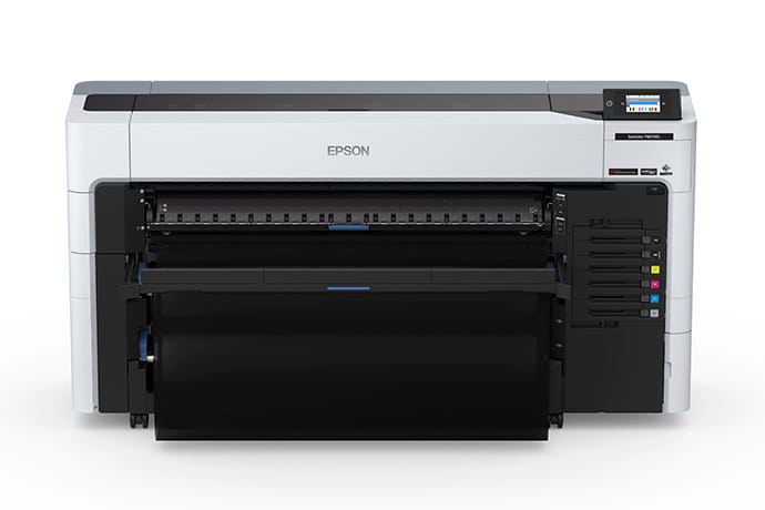 Epson SureColor P8570DL - Front View with Basket