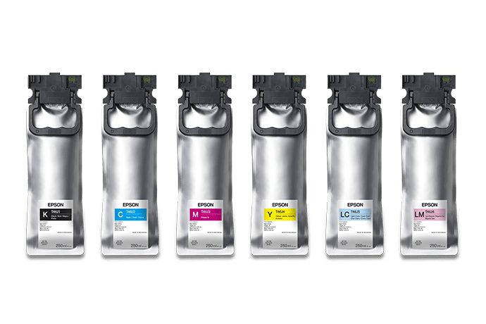 Epson UltraChrome D6r-S T46J 250 mL ink pack set for SureLab D1070