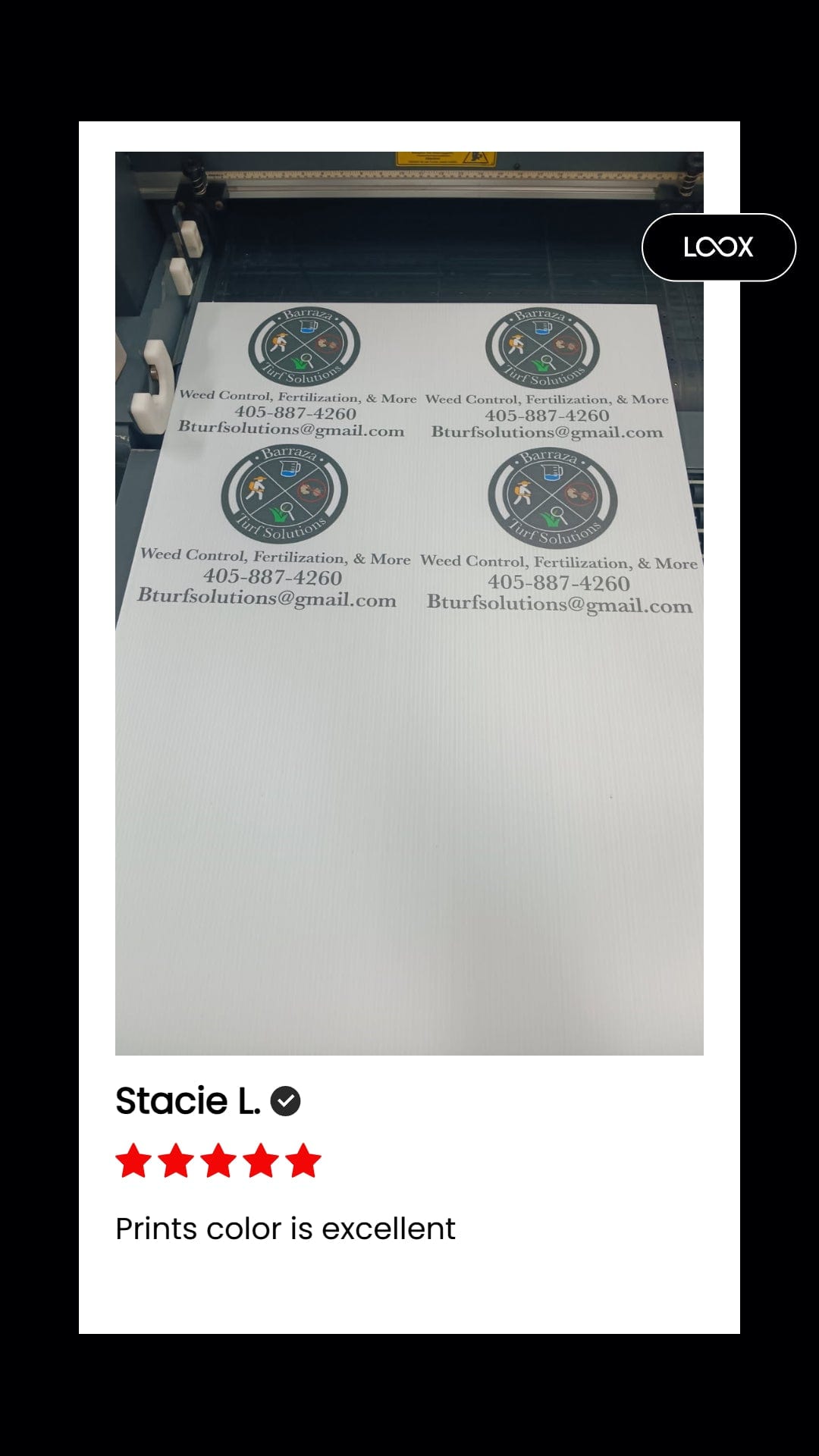 Customer photo review