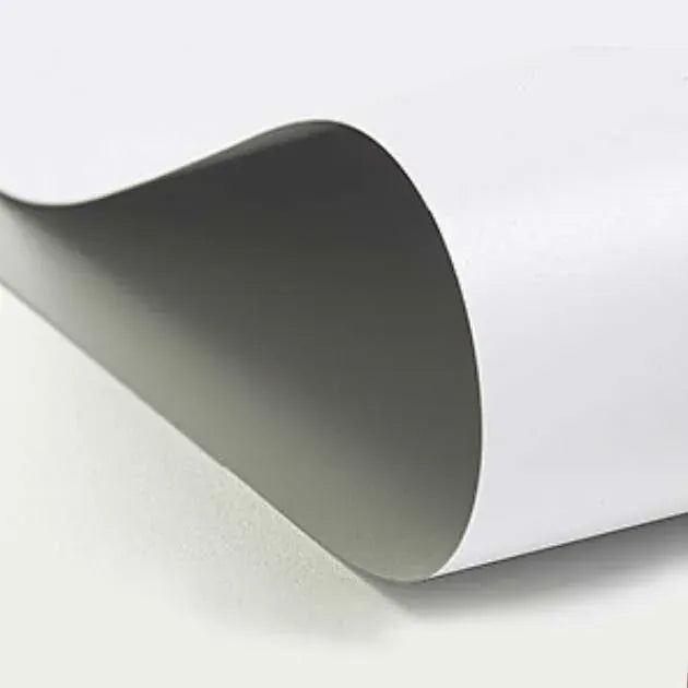BFlex 13 oz Smooth Frontlit Banner White/Grey - 38" x 65' Roll