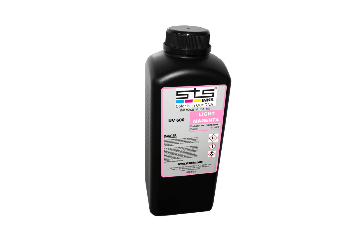 Compatible UV600 Cure Ink for KONICA, RICOH GEN4/GEN5,SEIKO, SPECTRA DIMATIX HV PH'S (LED LAMPS) - Allprintheads