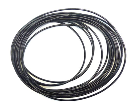 QS Series Polyur Tube 1/4OD 1/8ID, Black (15m) - P1279-A - www.allprintheads.com