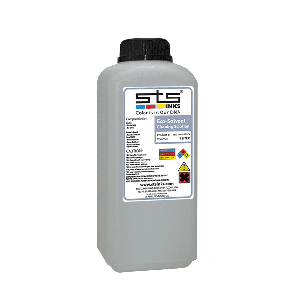 Compatible Cleaning Solution 1 Liter Bottle Roland ,Mutoh,Epson,Mimaki - www.allprintheads.com