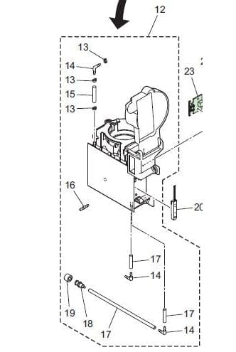 M018701 - TANK ASSY - www.allprintheads.com