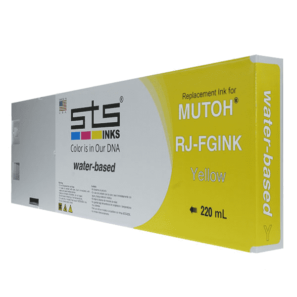 Compatible Cartridge for Mutoh Water-Based 220ml RJ-FGINK-2 - www.allprintheads.com