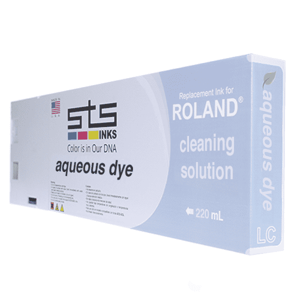 Compatible Cleaning Solution Cartridge for Roland Aqueous Dye 220ml - www.allprintheads.com