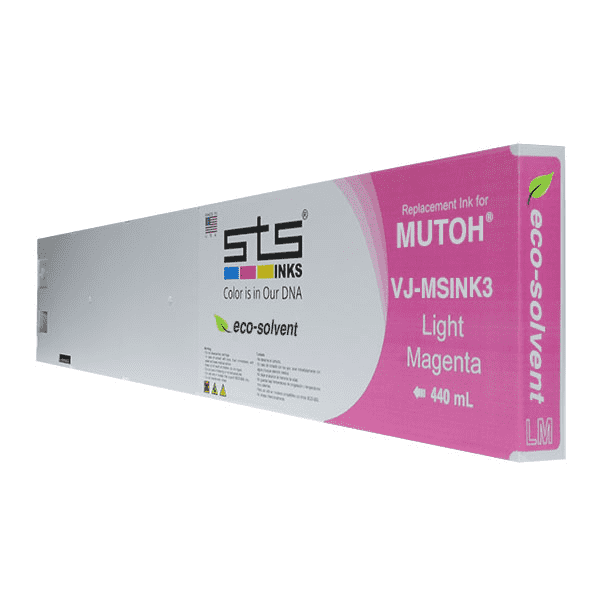 Compatible Cartridge for Mutoh Eco-Solvent Made by STS Inks - www.allprintheads.com