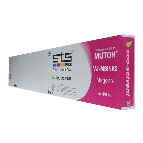 Compatible Cartridge for Mutoh Eco-Solvent Made by STS Inks - www.allprintheads.com