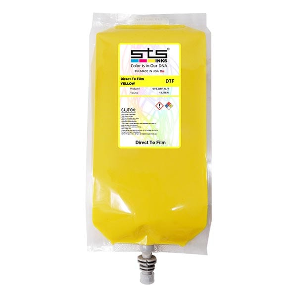 Direct to Film Ink 1 Liter. Pouch of 1 Liter for CMYK and 900ml for White - www.allprintheads.com