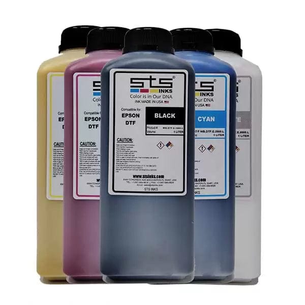 Direct to Transfer Film Ink for Epson printheads. Bottle of 1L - www.allprintheads.com