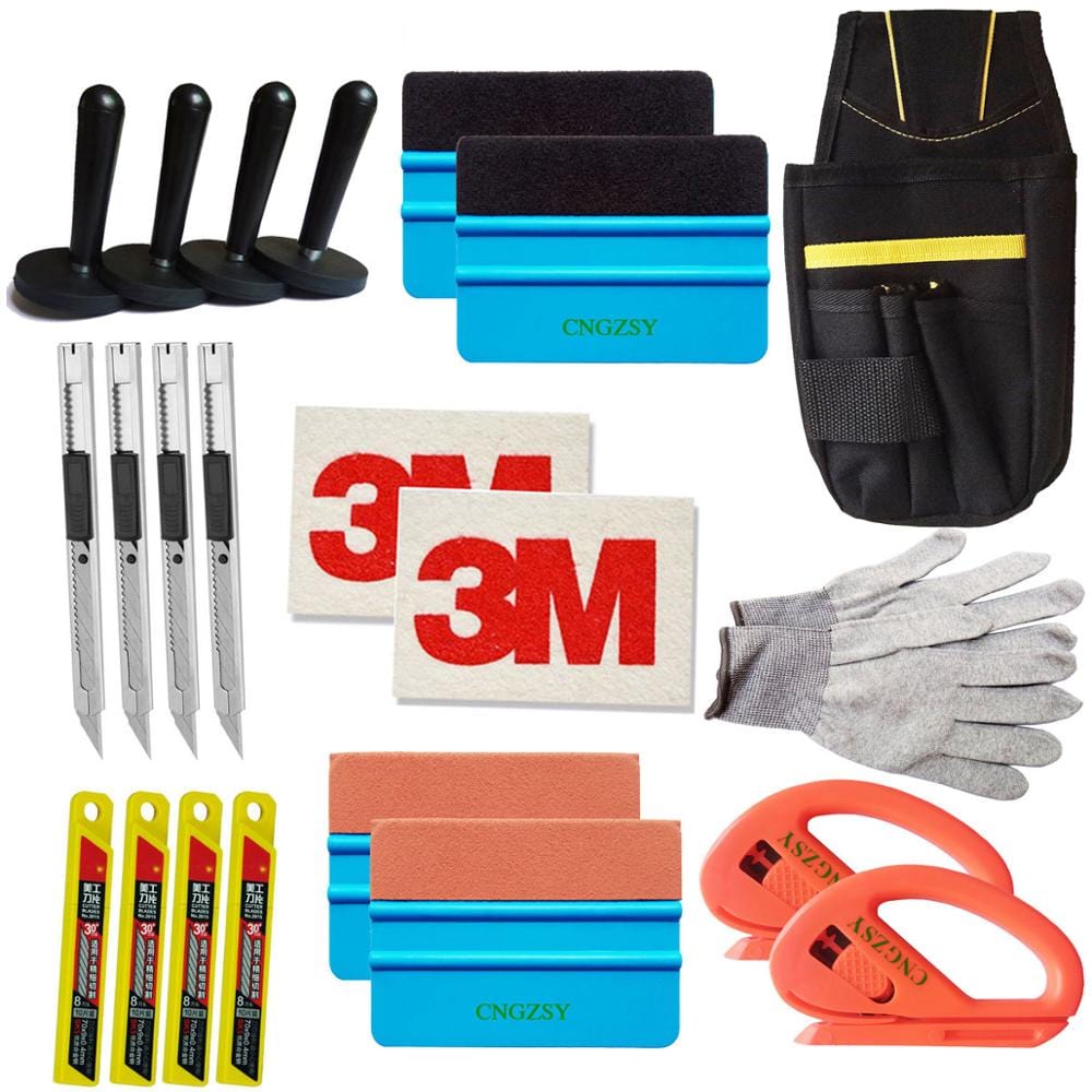 Car Vinyl Wrap Bag Standard Pro Tool Kit - www.allprintheads.com