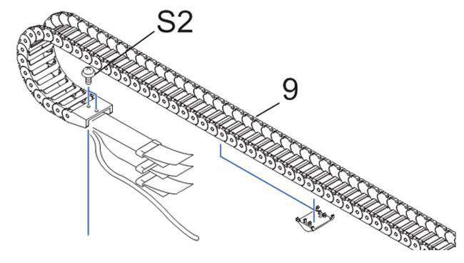 Generic Roland Long Data Cable 3400mm long 3.7cm wide 36 pins flat cable card - www.allprintheads.com