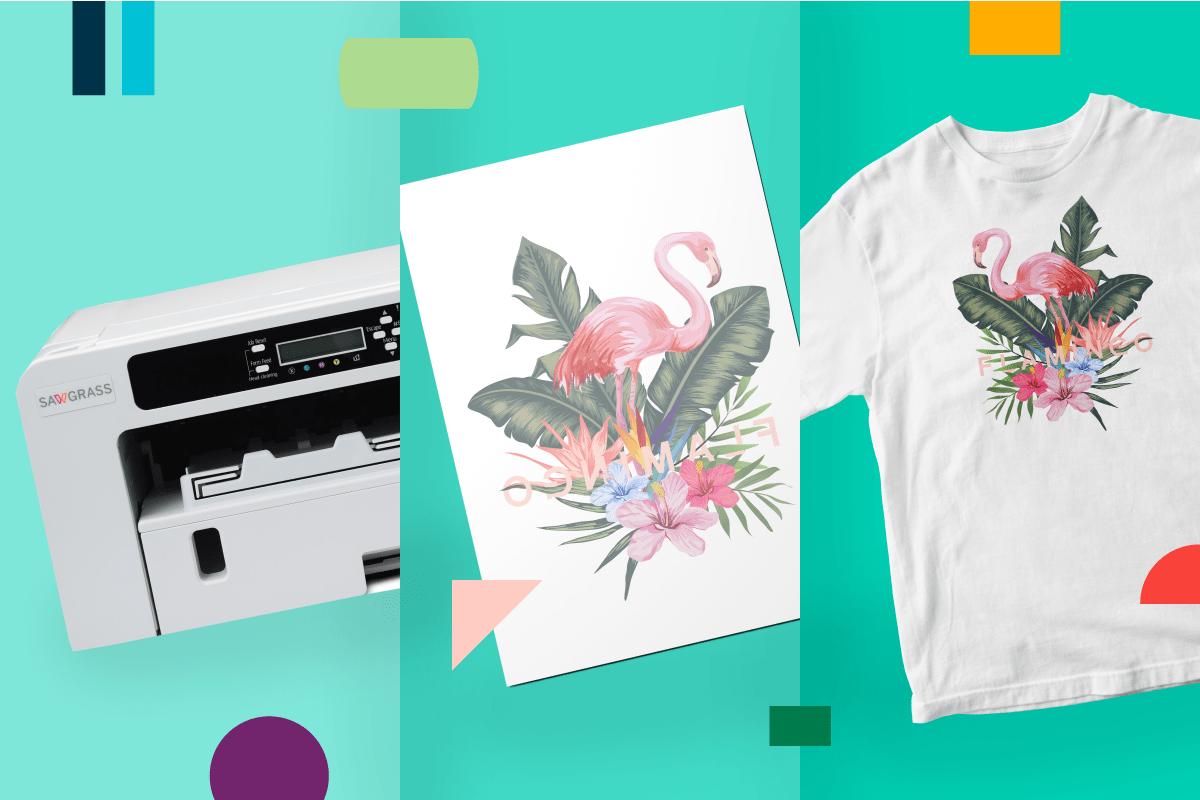 sublimation printer close up
