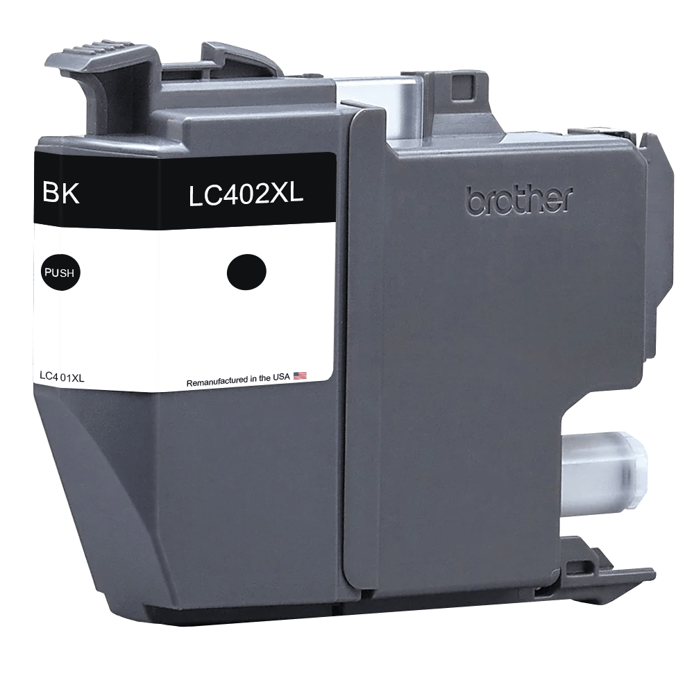 U.S. Remanufactured for Brother LC402XLBK High Yield Black Ink Cartridge - Allprintheads
