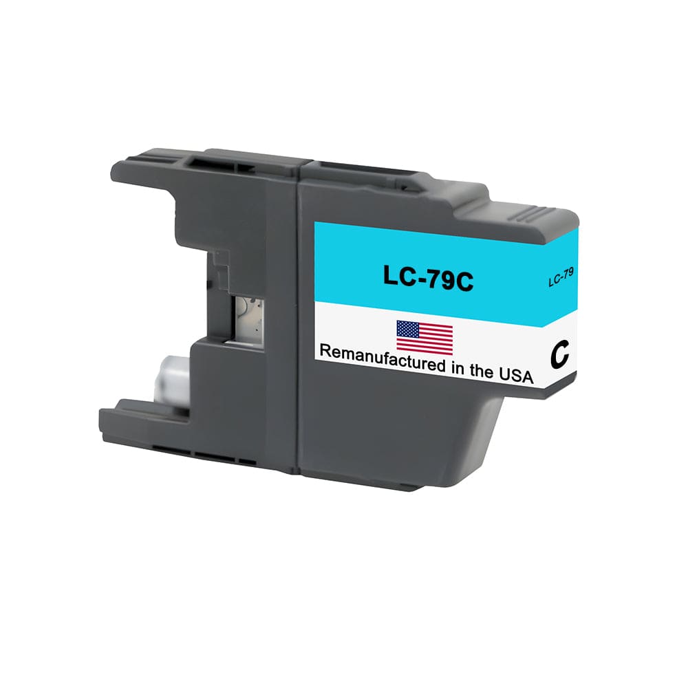 U.S. Remanufactured for Brand for Brother LC79C Cyan Ink Cartridge - Allprintheads