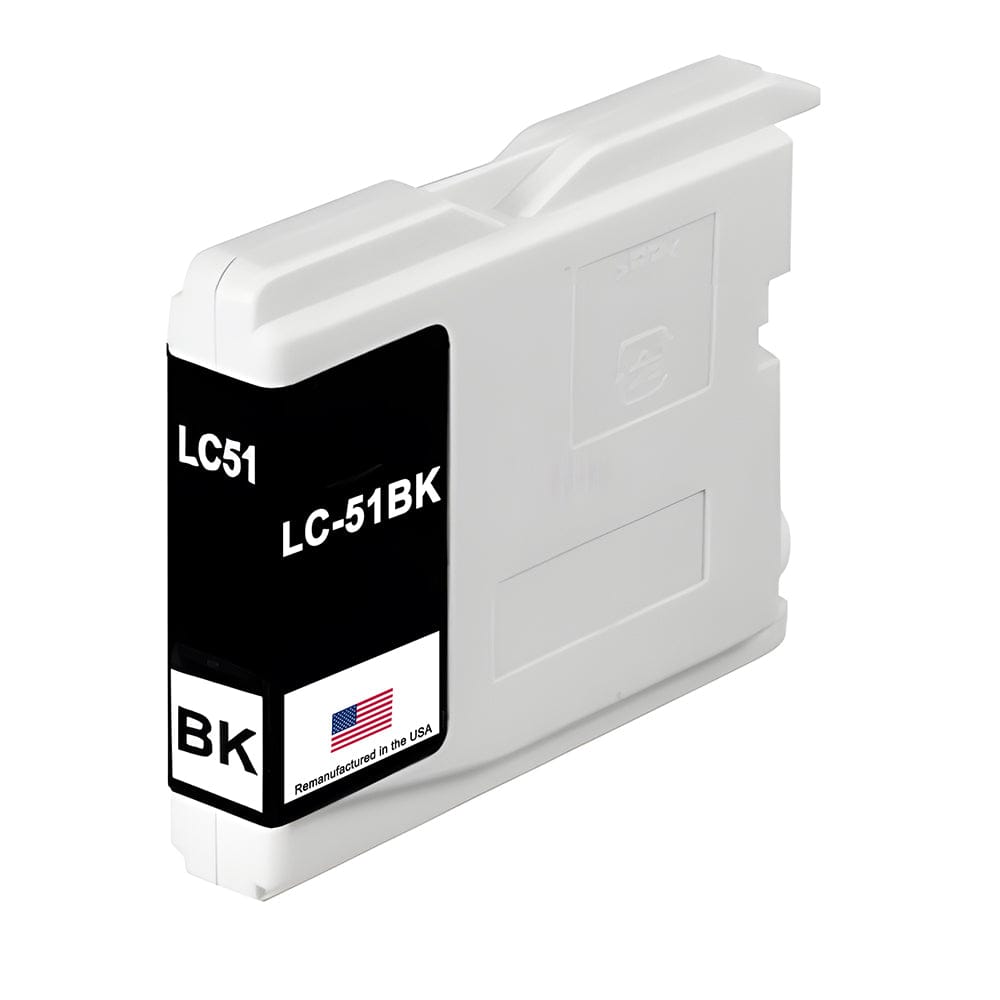 U.S. Remanufactured for Brother LC51BK Ink Cartridges Black - Allprintheads