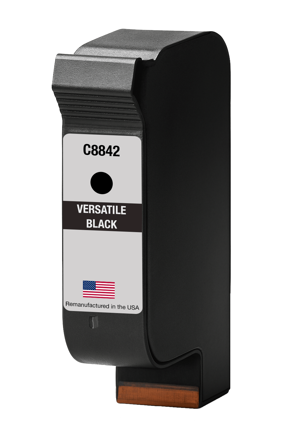 U.S. Remanufactured for HP C8842A Versatile Black Ink Cartridge - Allprintheads