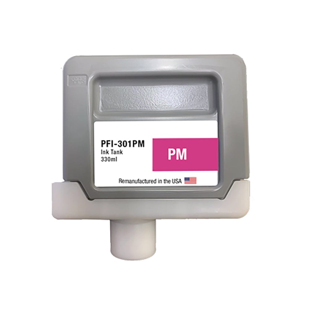 U.S. Remanufactured for Canon PFI-301PM 330ml Photo Magenta Ink Cartridge - Allprintheads
