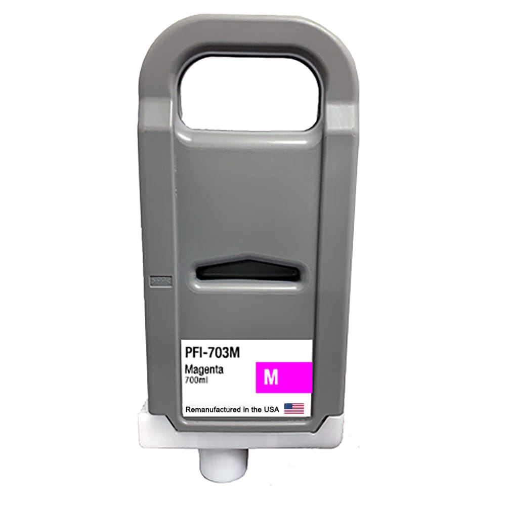 U.S. Remanufactured for Canon PFI-703M 700ml Magenta Ink Cartridge - Allprintheads