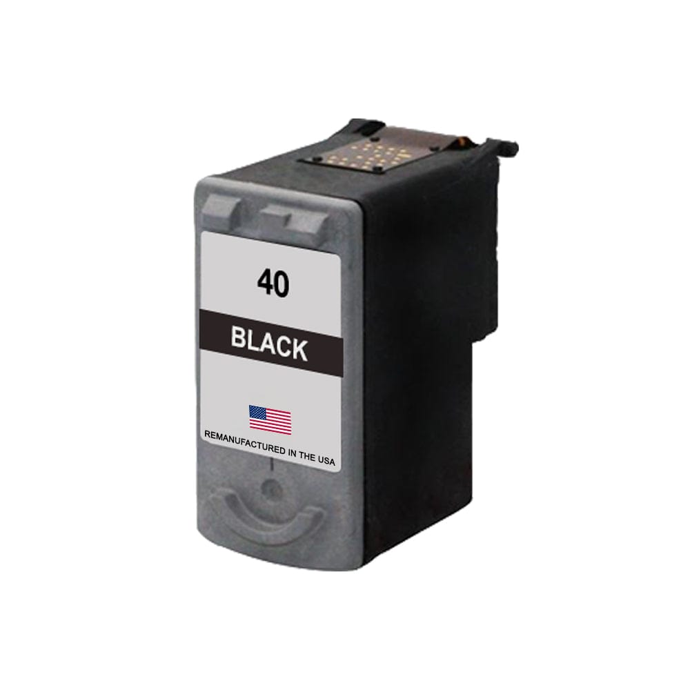 U.S. Remanufactured for Canon PG-40 Black Ink Cartridge - Allprintheads