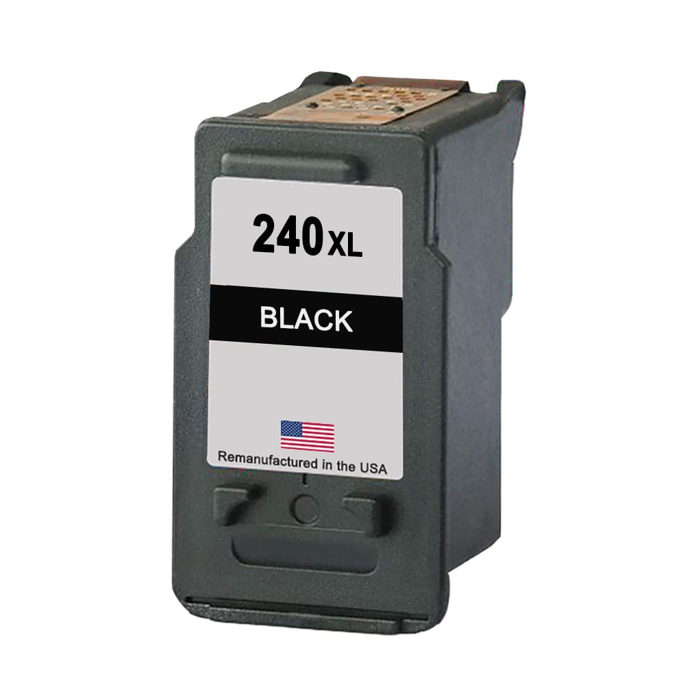 U.S. Remanufactured for Canon PG-240XL Black High Yield Ink Cartridge - Allprintheads