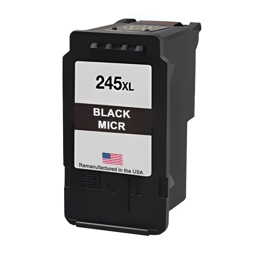 U.S. Remanufactured for Canon PG-245XL Black MICR High Yield Ink Cartridge - Allprintheads