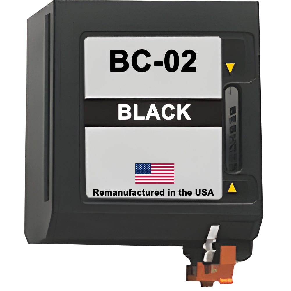 U.S. Remanufactured for Canon BC-02 Black Ink Cartridge - Allprintheads