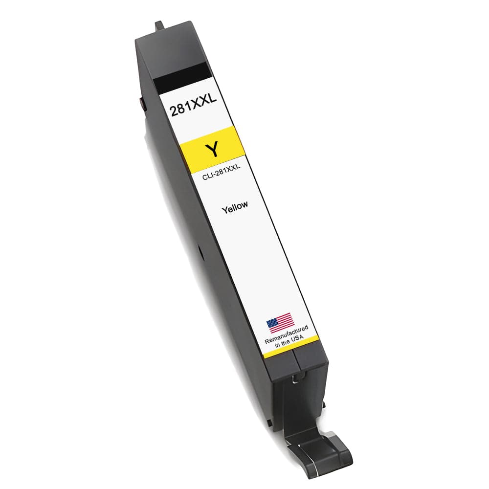 U.S. Remanufactured for Canon CLI-281XXL Yellow Ink Cartridge - Allprintheads