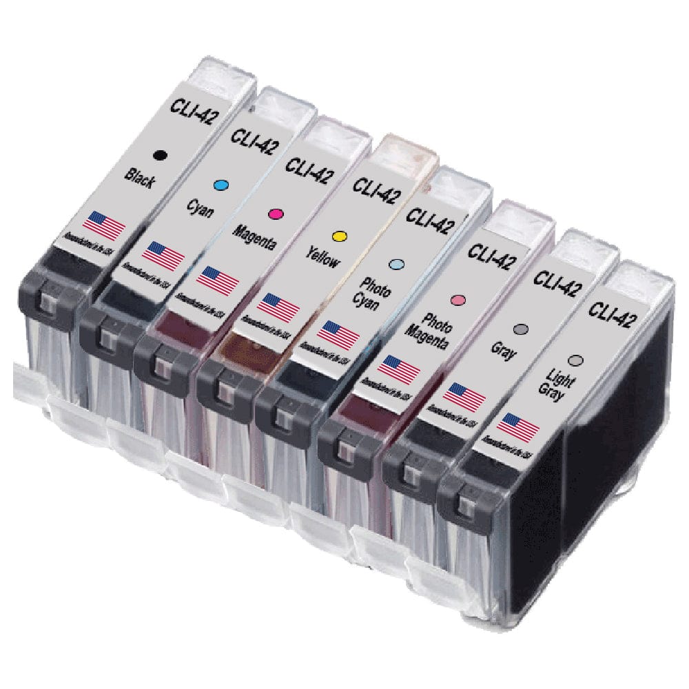 U.S. Remanufactured for Canon CLI-42 Color Combo 8 Pack - Allprintheads