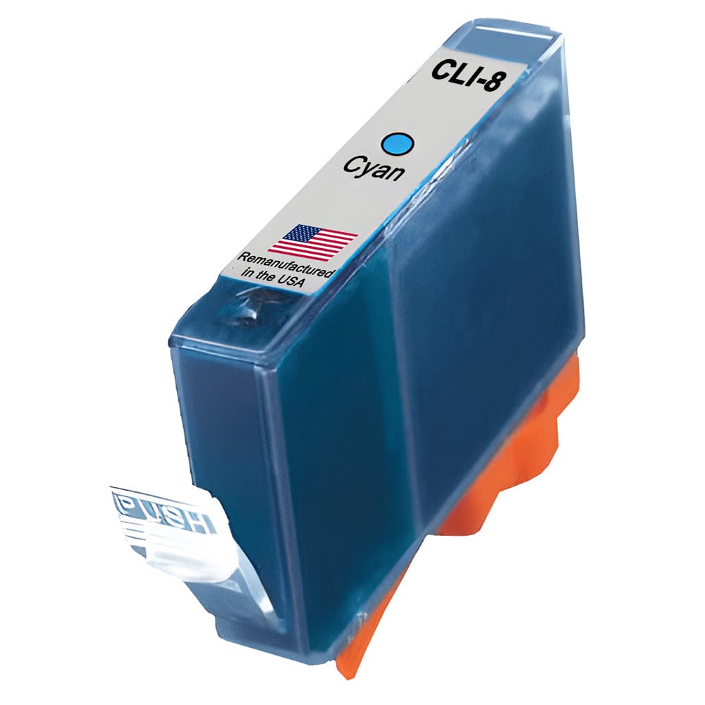 U.S. Remanufactured for Canon CLI-8C Cyan Ink Cartridge - Allprintheads