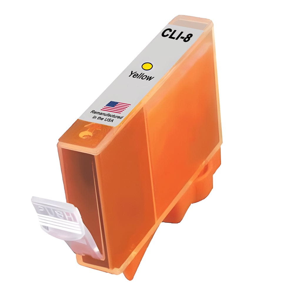 U.S. Remanufactured for Canon CLI-8 Yellow Ink Cartridge - Allprintheads