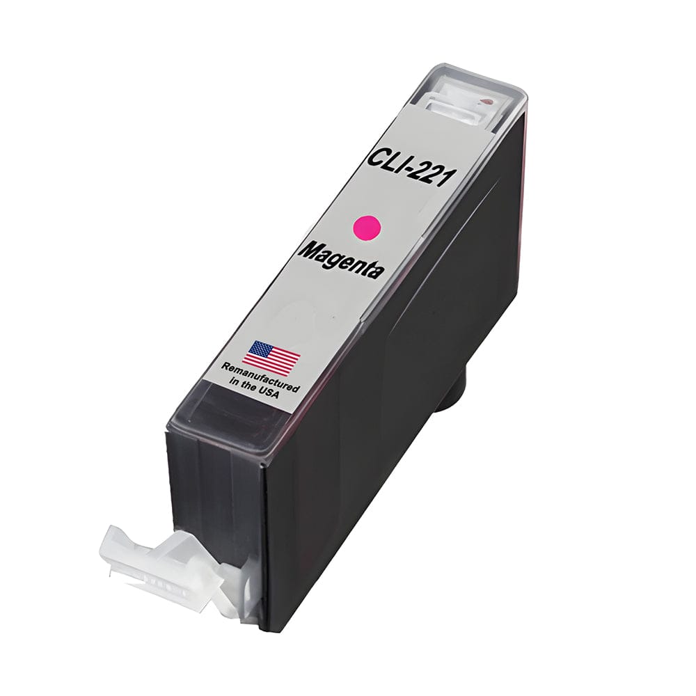 U.S. Remanufactured for Canon CLI-221 Magenta Ink Cartridge - Allprintheads