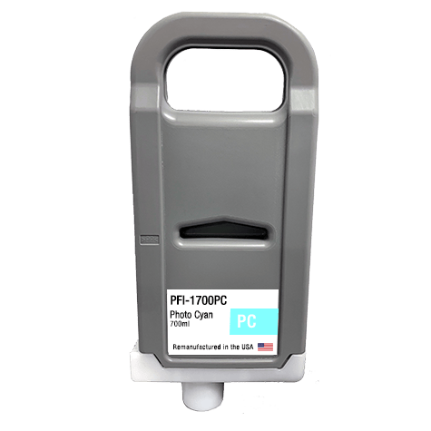 U.S. Remanufactured for Canon PFI-1700PC Photo Cyan Ink Cartridges - Allprintheads