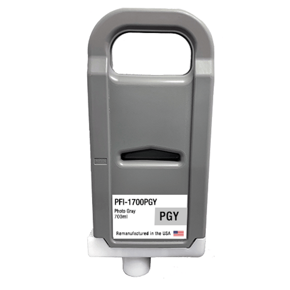 U.S. Remanufactured for Canon PFI-1700PGY Photo Gray Ink Cartridges - 21236C - Allprintheads