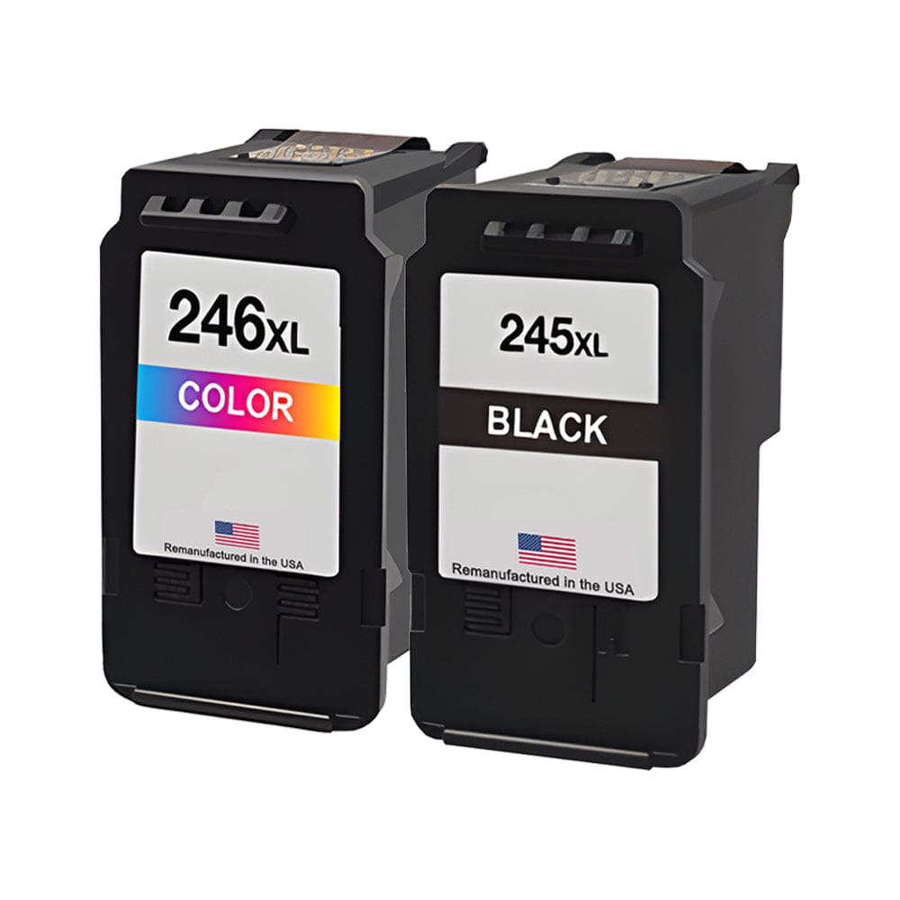 U.S. Remanufactured for Canon PG-245XL Black / CL-246XL Color Combo Pack - Allprintheads