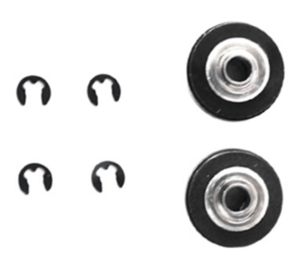 SummaCut D Pinch Roller Set with Clips (2 pcs) - 395-401 - Allprintheads