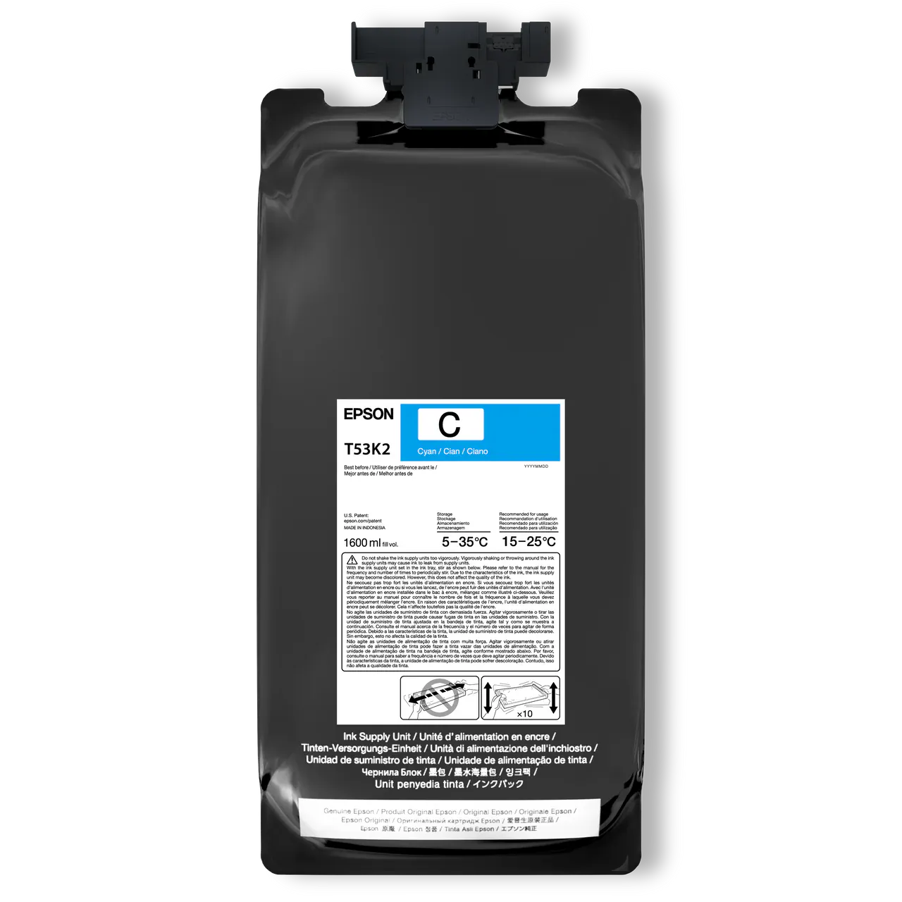 Epson T53K, 2 x 1,600 Ml High Density UltraChrome DS Ink Packs - Allprintheads