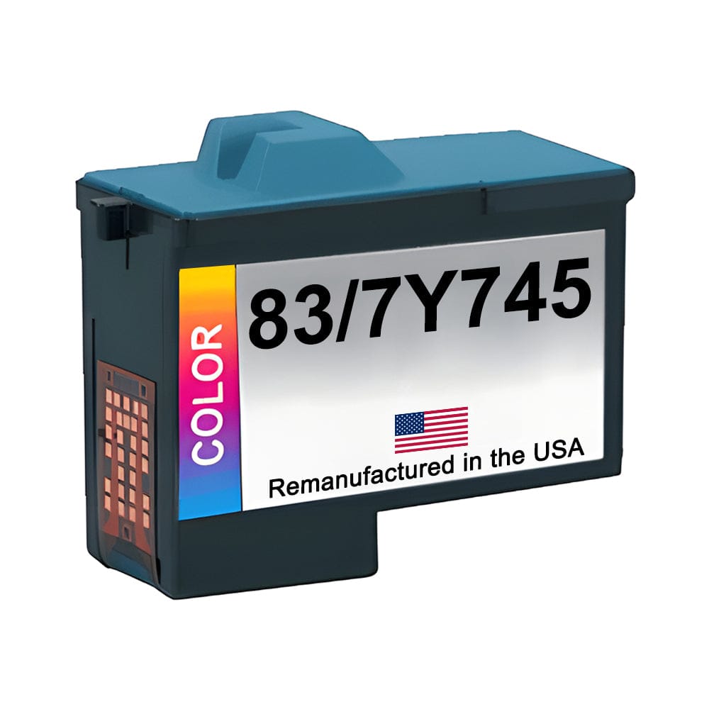 U.S. Remanufactured for Dell Series 2 7Y745 and Lexmark #83 Color Universal Cartridge - Allprintheads