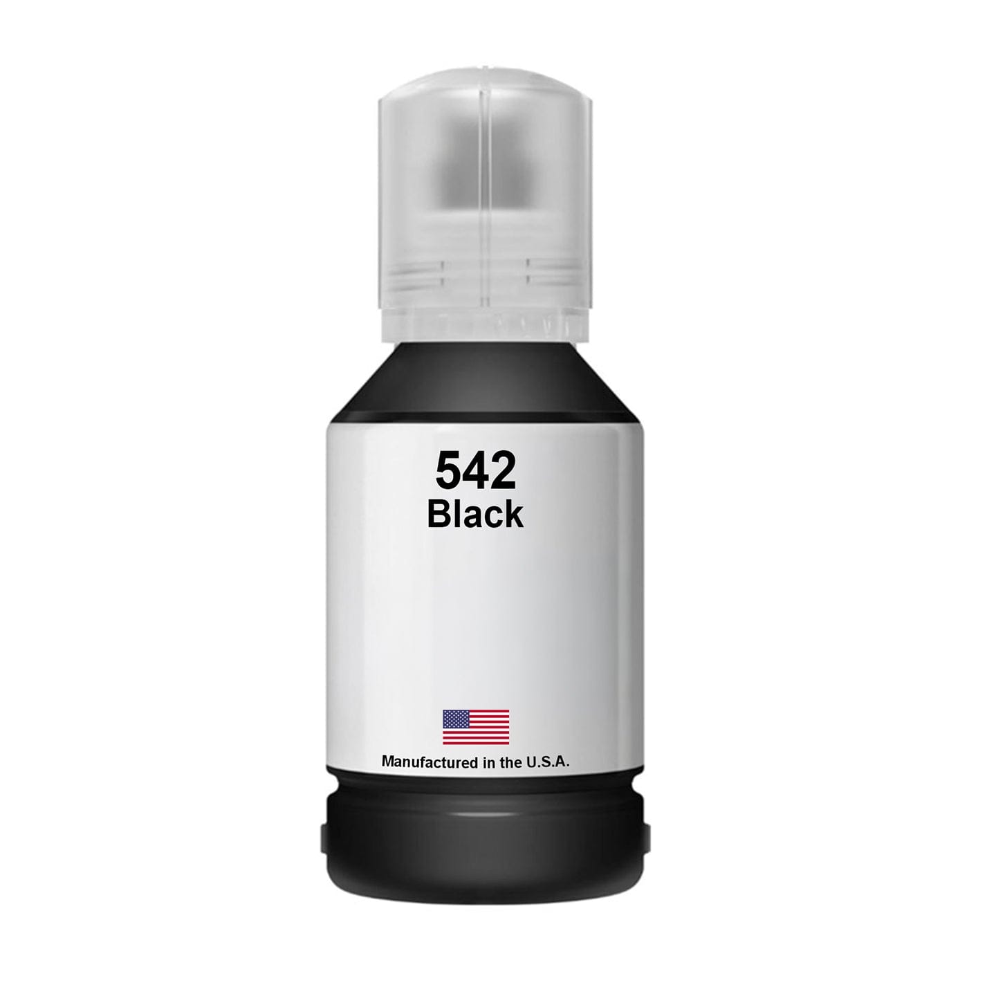 Replacement Ink Bottle for Epson 542 Black T542120-S - Allprintheads