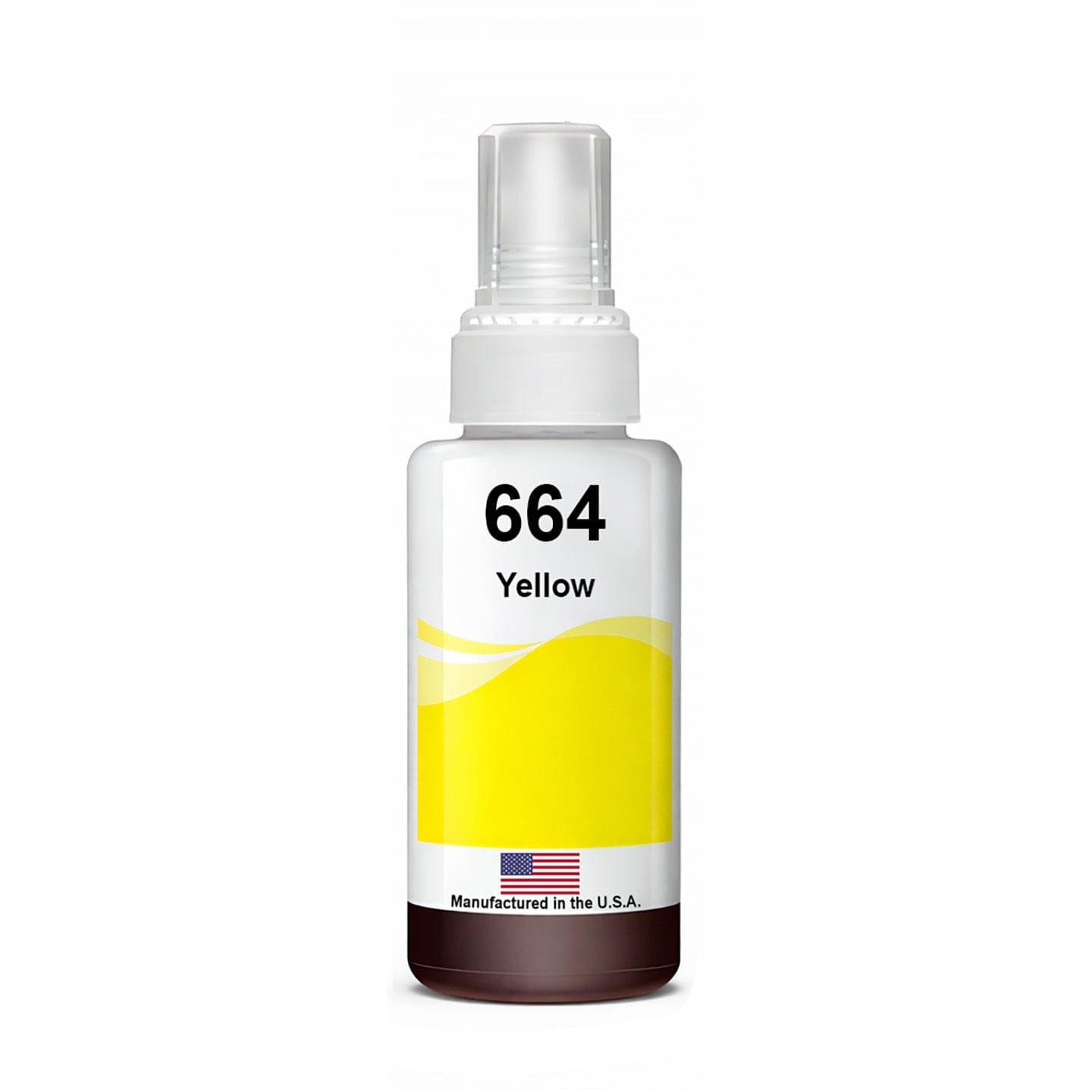 Replacement Ink Bottle for Epson 664 Yellow T664420-S - Allprintheads