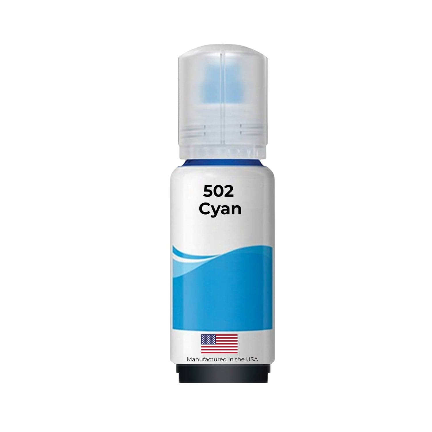 Replacement Ink Bottle For Epson 502 (T502220-S) 70 ml Cyan - Allprintheads